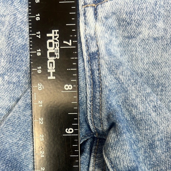 GAP Cutoff Denim Jean Shorts Size 4/27 Distressed Frayed Hem - Picture 7 of 8